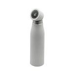 Bouteille isotherme OWLSENS blanche en acier inoxydable avec bouchon tactile et affichage numérique de température LED6
