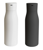 Bouteilles isothermes intelligentes OWLSENS en acier inoxydable, noir et blanc, avec affichage LED tactile sur le bouchon, autonettoyante et rappel d’hydratation2