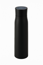 Bouteille isotherme OWLSENS noire en acier inoxydable avec affichage LED tactile de température sur le bouchon1